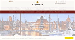 Desktop Screenshot of carpediem-touristik.de